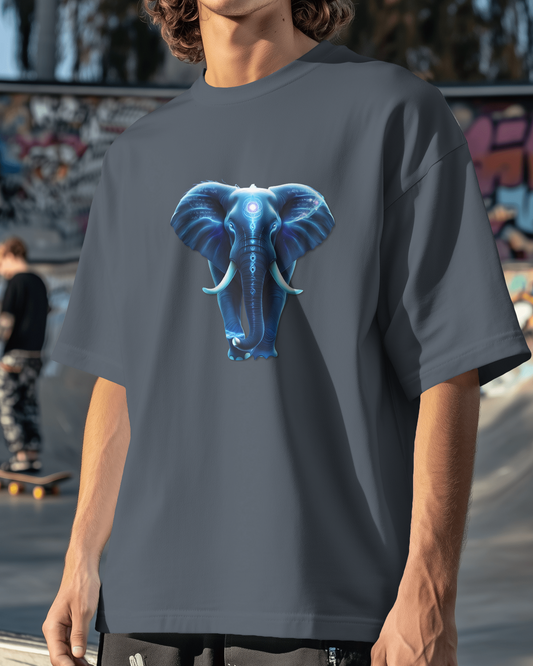 Oversized French Terry – Elephant Majesty Tee
