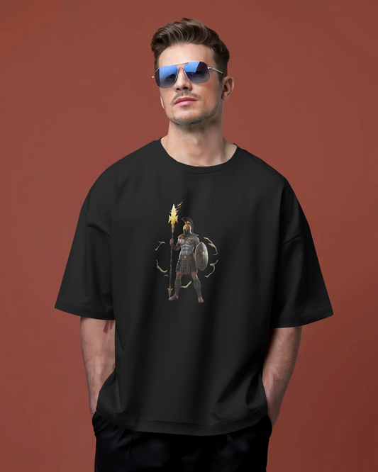 Oversized French Terry – Warrior’s Flame Tee
