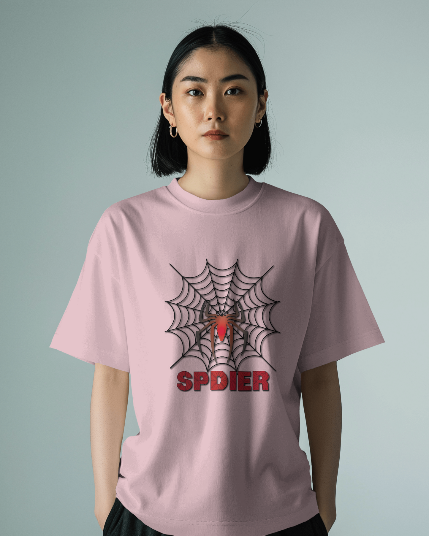 Spin Webs in Oversized Comfort – Bold Spider Tee