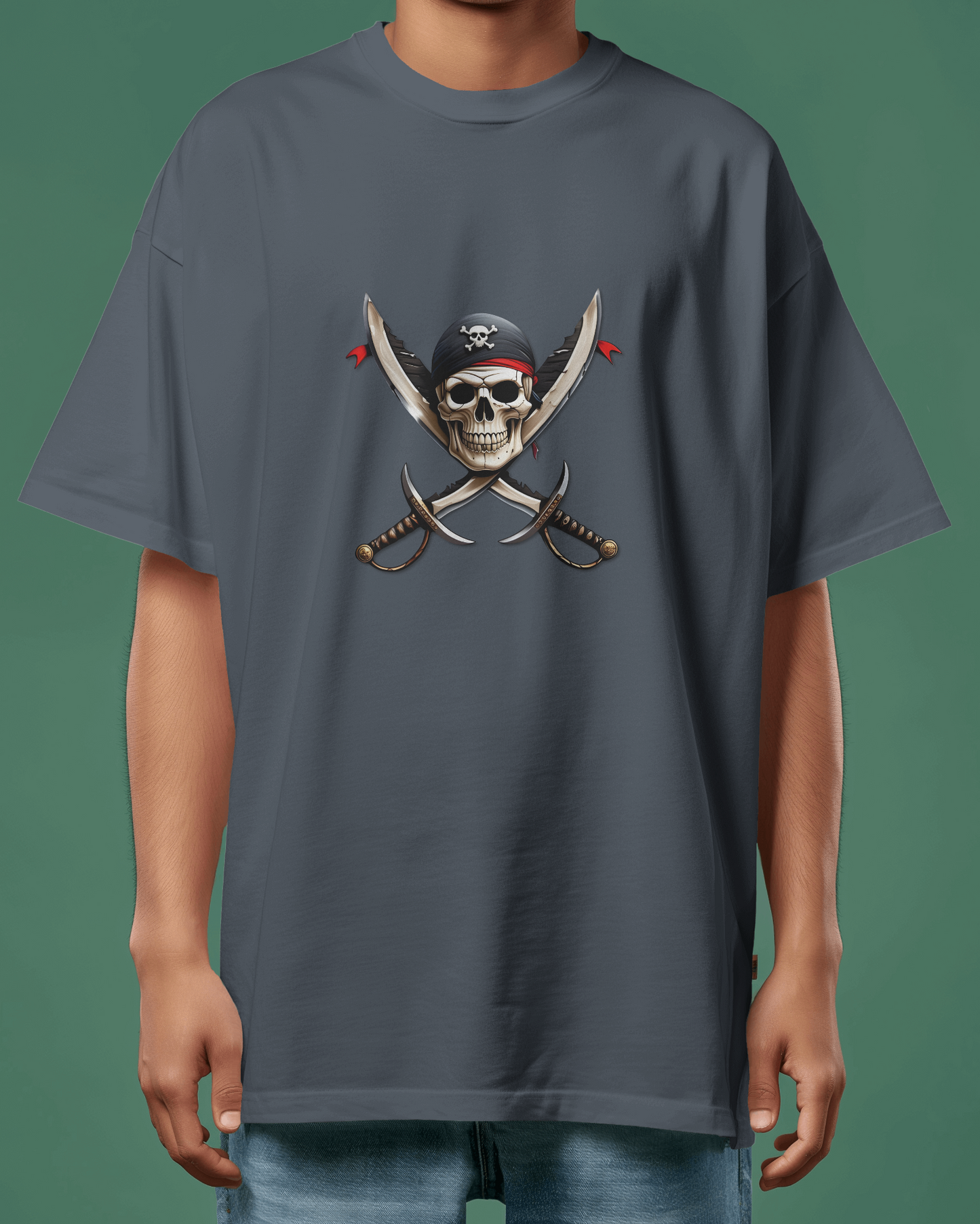 Oversized French Terry – Winged Warrior Tee 🔥