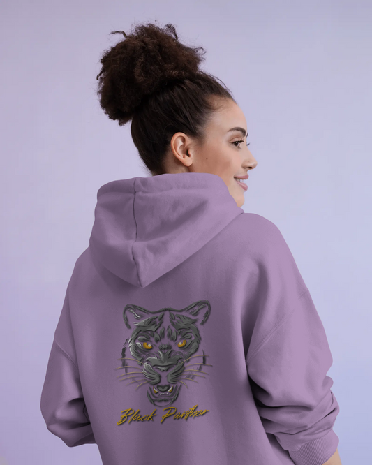 Fierce Comfort in Oversized Style – Black Panther Hoodie