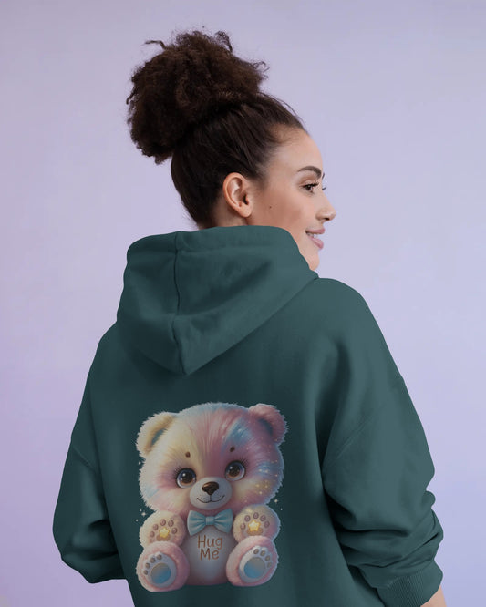 Oversized Hoodie – Hug Me Teddy Bear Edition