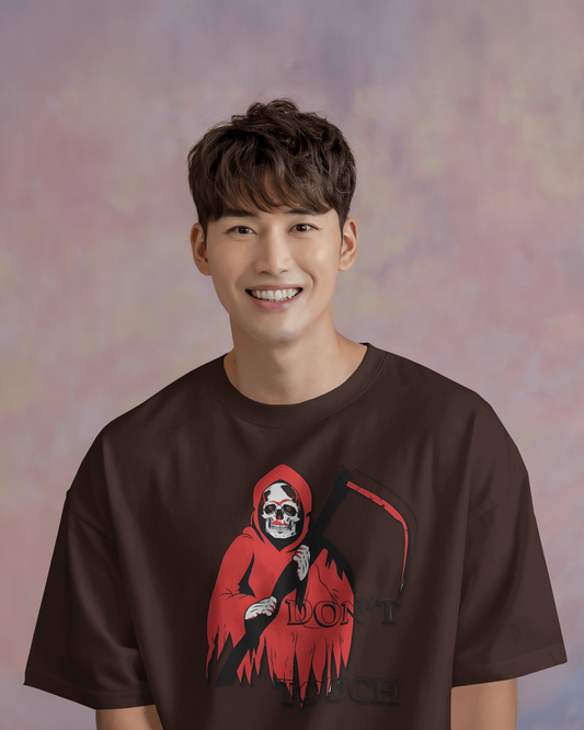 Fear the Reaper in Oversized Comfort – Shadow Cloak Tee