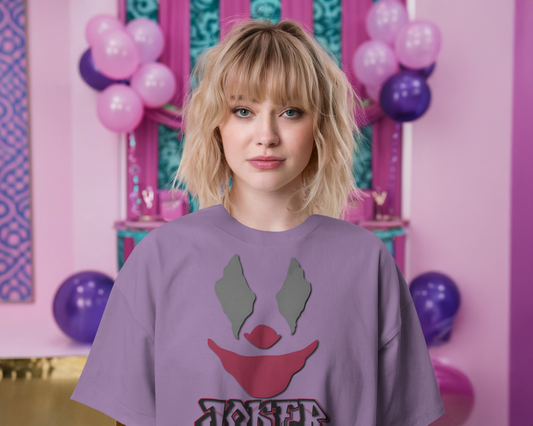 Joker Energy in Oversized Comfort – Statement Tee