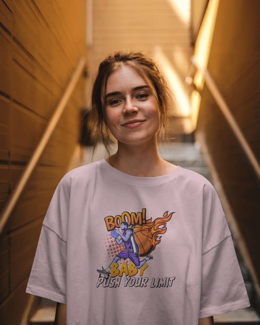 BOOM! BABY – Oversized Skate & Style Tee