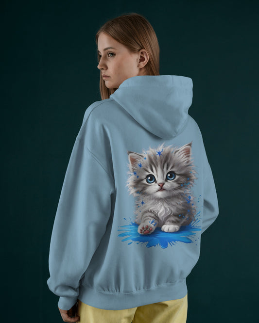 Oversized Hoodie – Black Eagle Lightning Edition