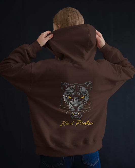Fierce Comfort in Oversized Style – Black Panther Hoodie