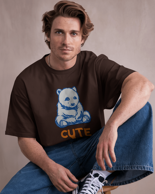 Cozy & Cute – Oversized Bear Cub Tee