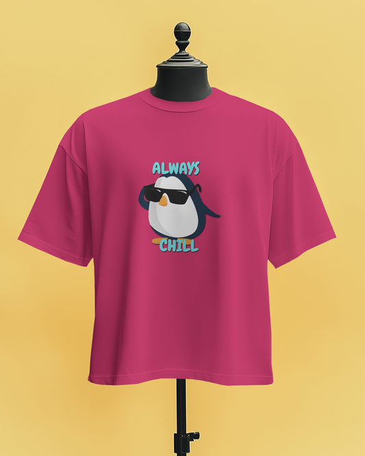 Chill in Ultra-Smooth Comfort – Premium Cotton Penguin Tee