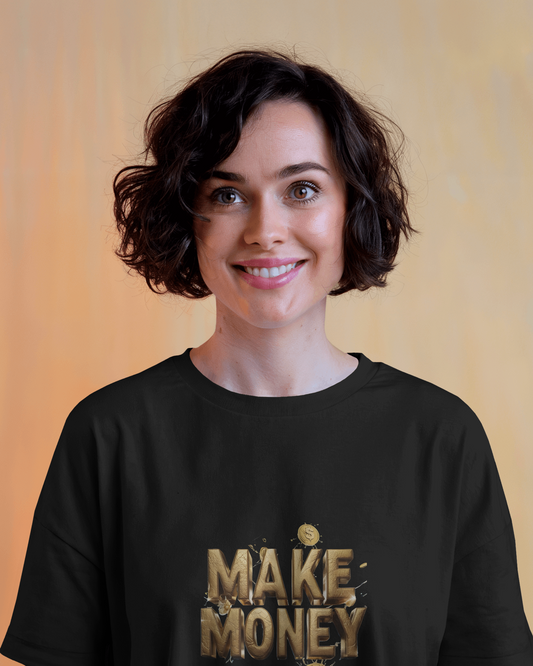 Oversized French Terry – MAKE MONEY Tee