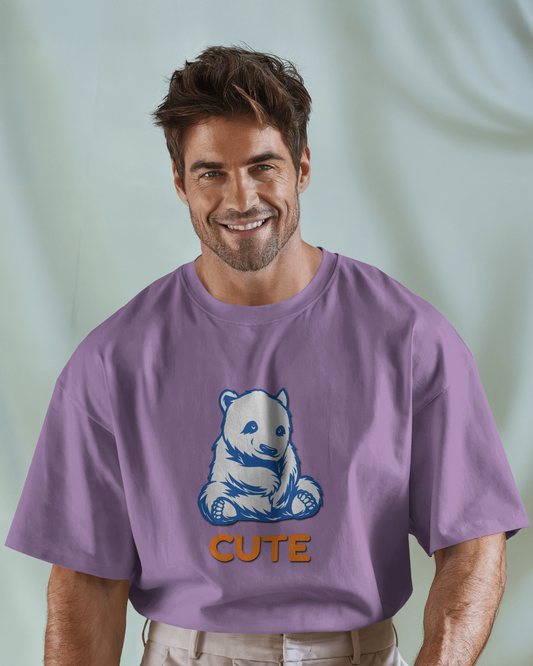 Cozy & Cute – Oversized Bear Cub Tee