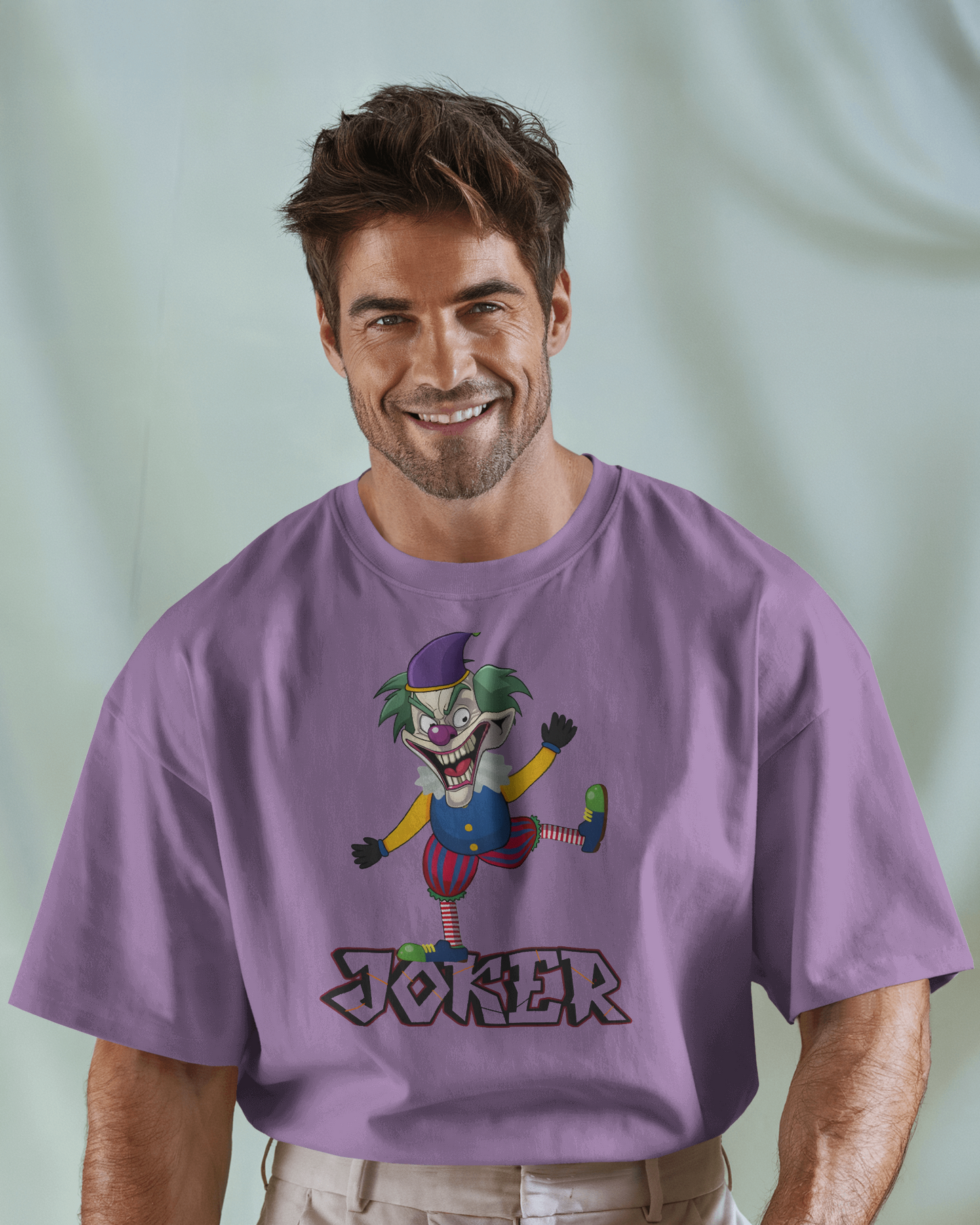 Unleash Your Inner Joker in Oversized Comfort – Joker Tee