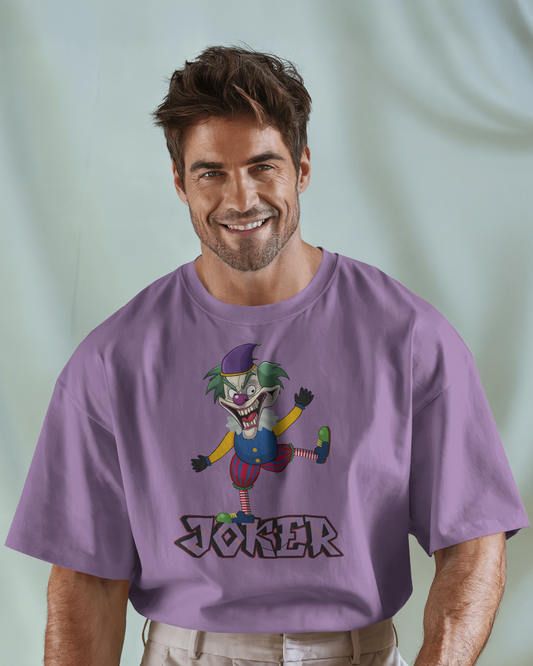 Unleash Your Inner Joker in Oversized Comfort – Joker Tee