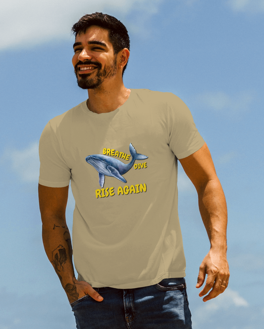 Dive into Ultimate Comfort – Ultra-Smooth Whale Tee