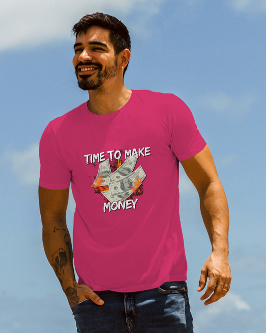 Hustle in Ultra-Smooth Comfort – Time to Make Money Tee