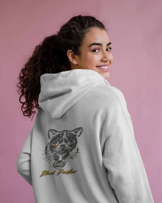 Fierce Comfort in Oversized Style – Black Panther Hoodie