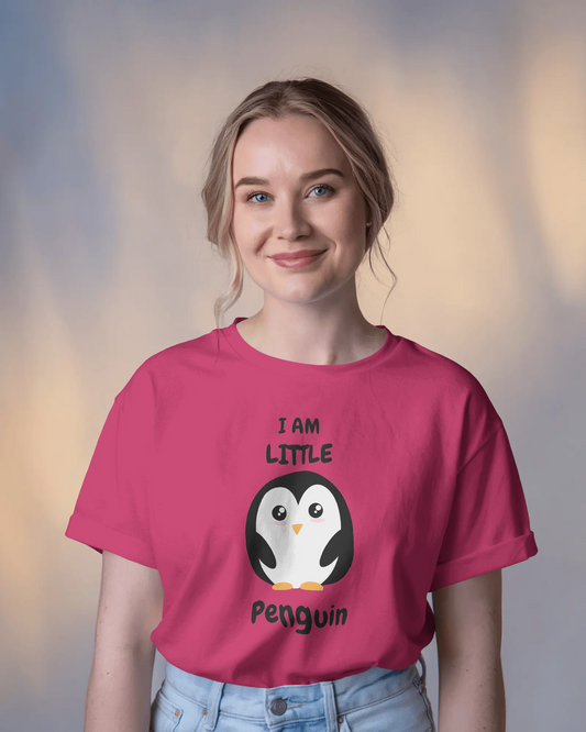 Ultra-Smooth Comfort – Premium Cotton Cute Penguin Tee
