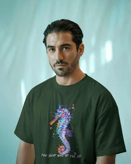 Elegance in Motion – Ultra-Smooth Seahorse Tee