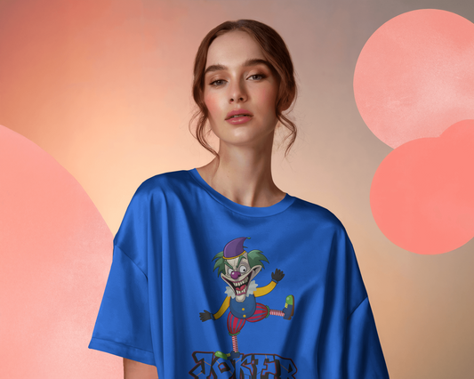 Unleash Your Inner Joker in Oversized Comfort – Joker Tee