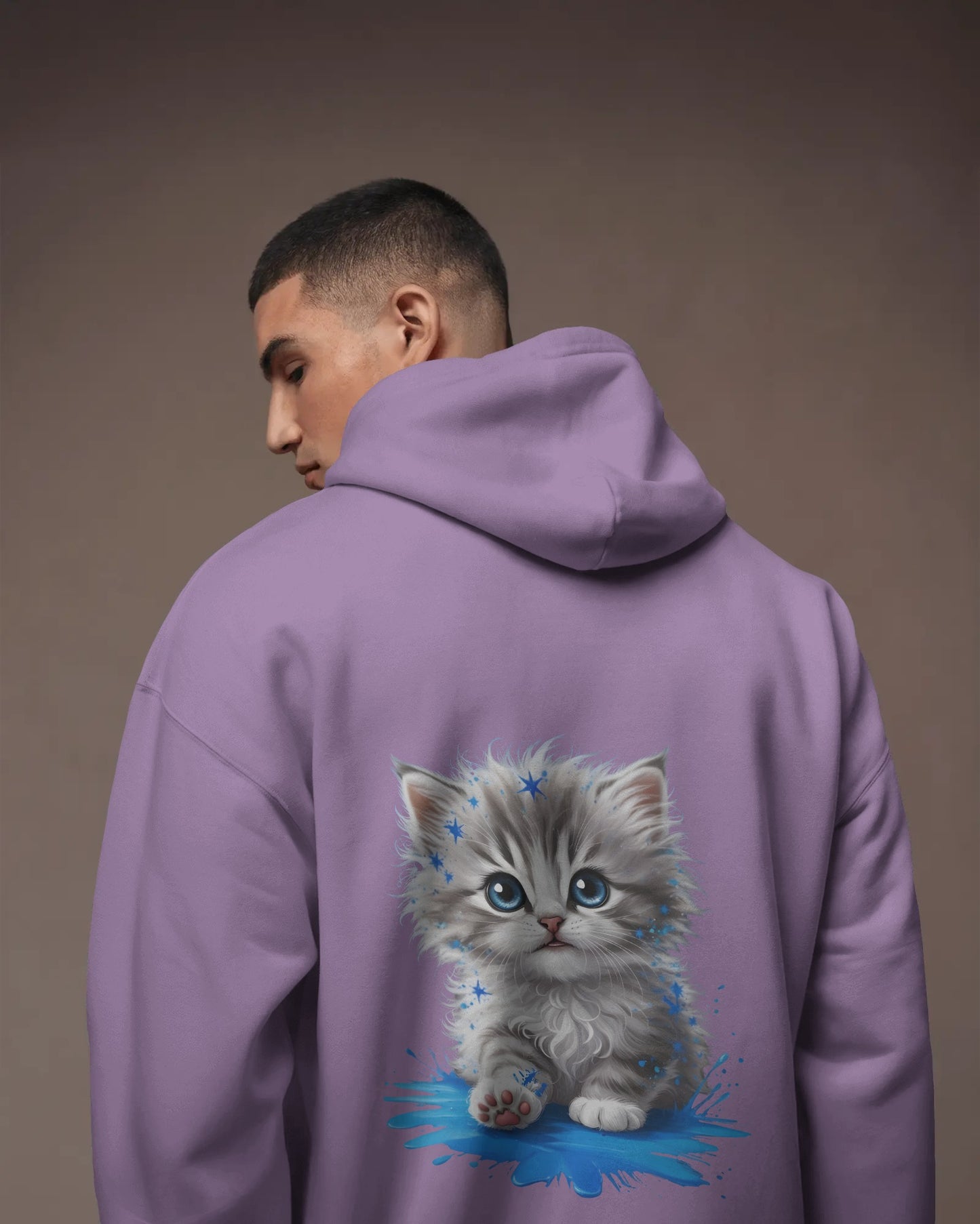 Oversized Hoodie – Black Eagle Lightning Edition