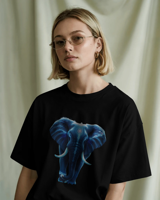 Oversized French Terry – Elephant Majesty Tee