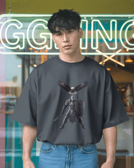 Oversized French Terry – Shadow Warrior Tee