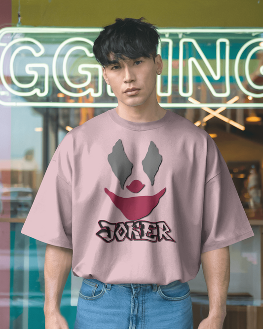 Joker Energy in Oversized Comfort – Statement Tee
