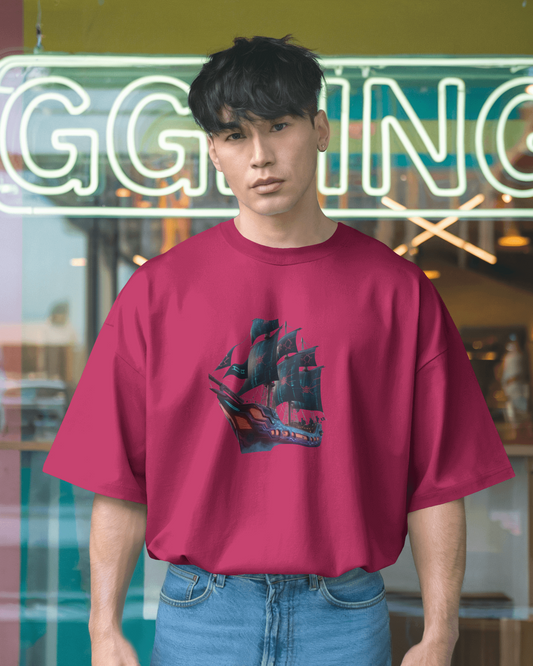 Premium Cotton T-Shirt – Ocean Voyager Edition
