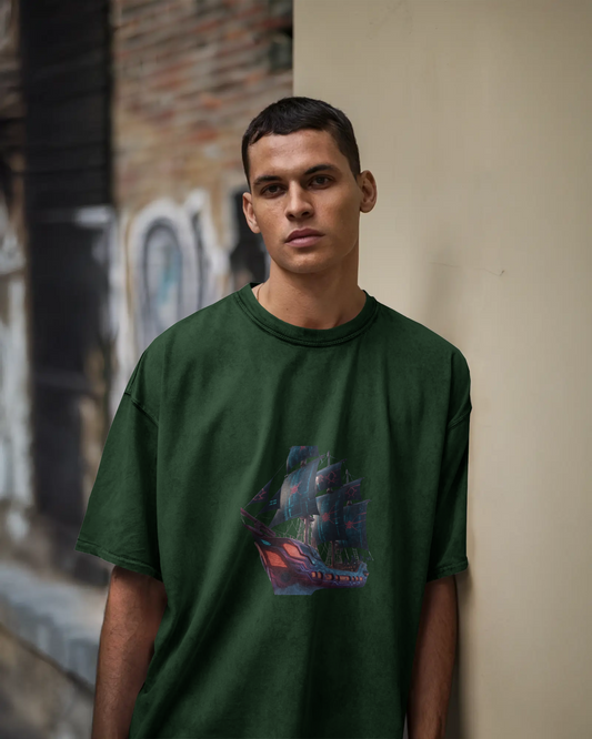 Premium Cotton T-Shirt – Ocean Voyager Edition