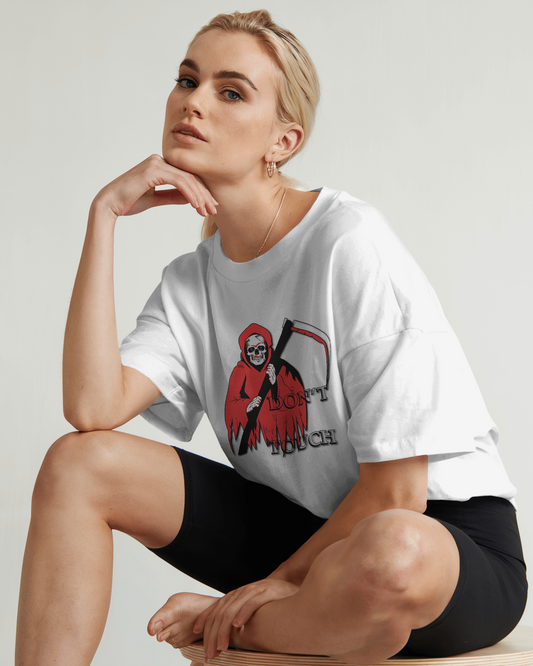 Fear the Reaper in Oversized Comfort – Shadow Cloak Tee