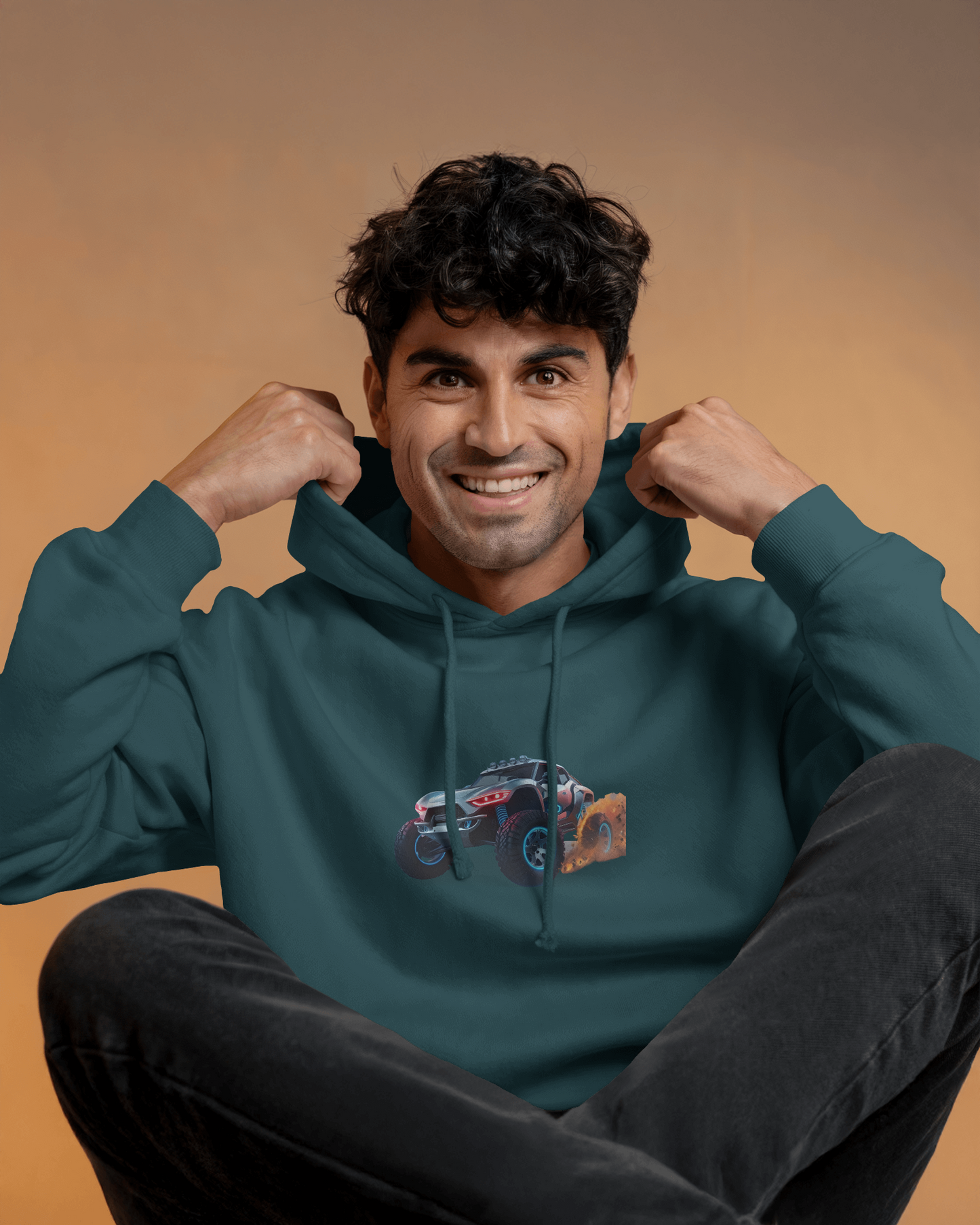Oversized Hoodie – Speed Racer Toy Car Edition