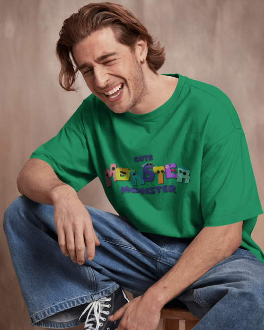 Cute Monster Energy in Oversized Comfort – Playful Tee