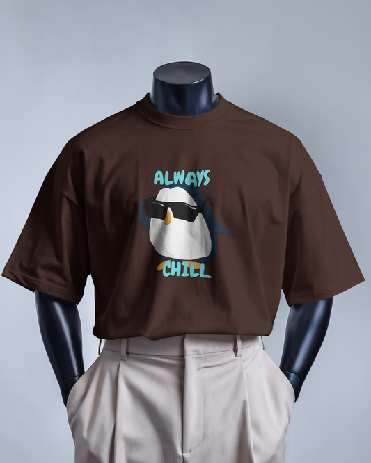 Chill in Ultra-Smooth Comfort – Premium Cotton Penguin Tee