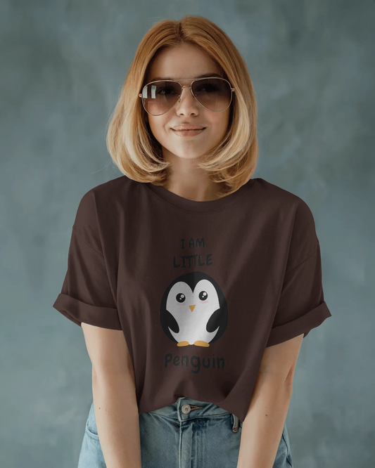 Ultra-Smooth Comfort – Premium Cotton Cute Penguin Tee