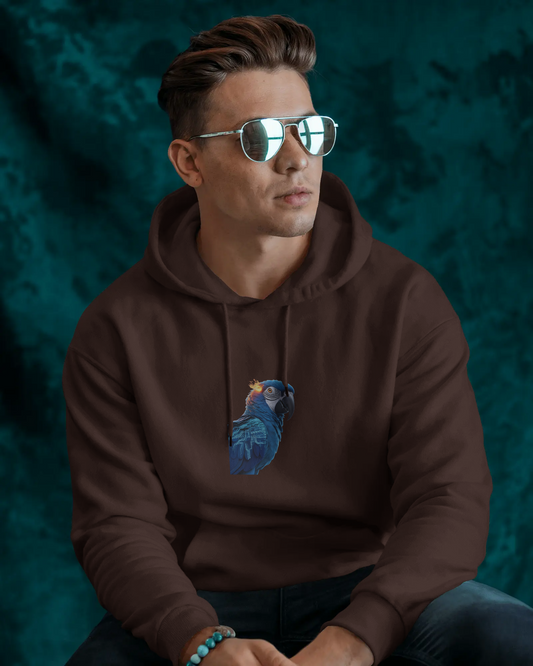 Oversized Hoodie – Blue Parrot Freedom Edition