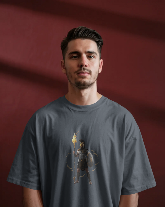 Oversized French Terry – Warrior’s Flame Tee