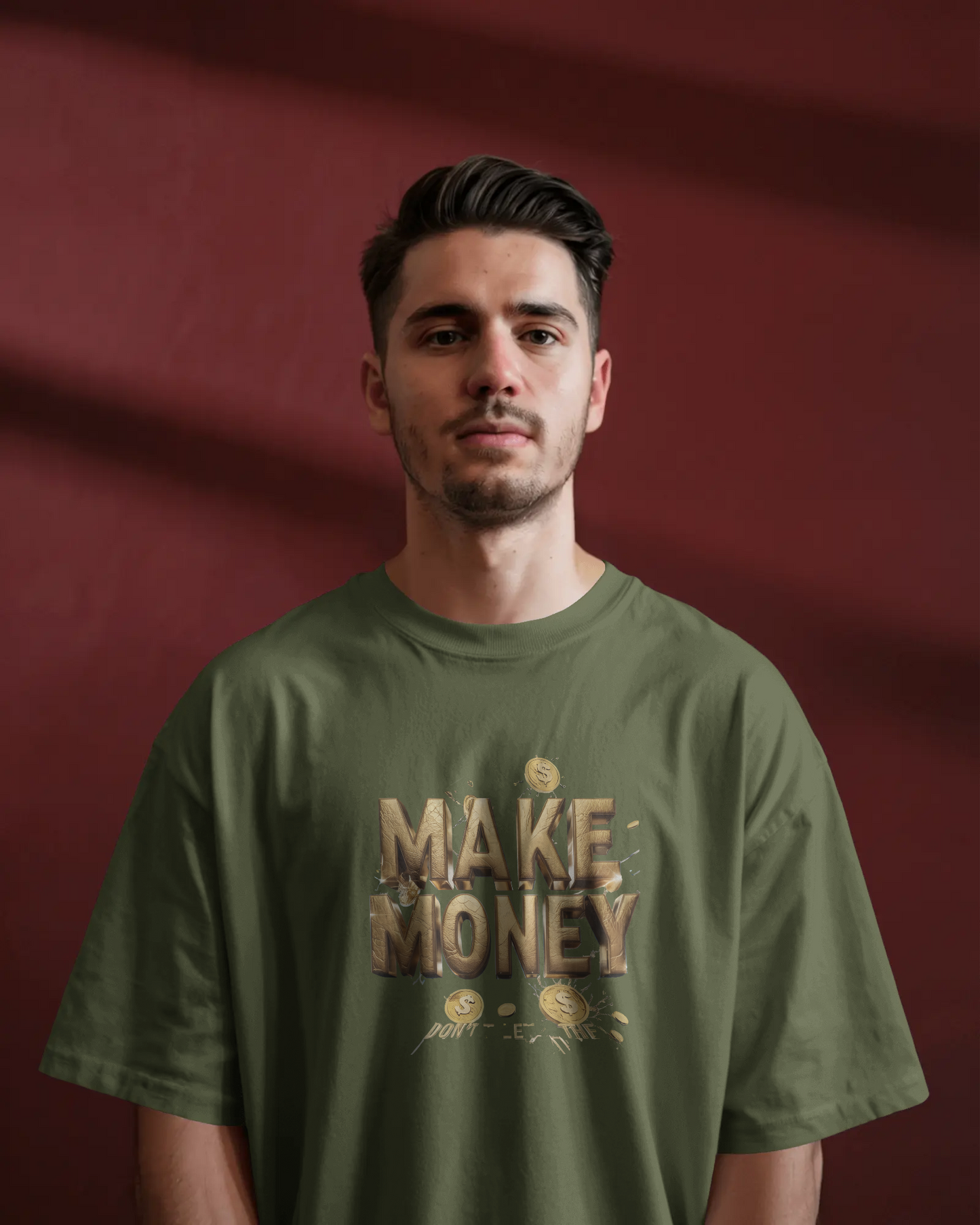 Oversized French Terry – MAKE MONEY Tee