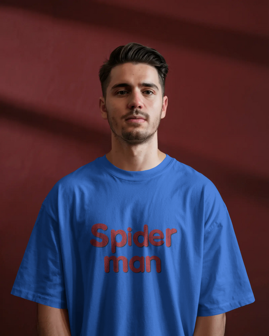 Swing into Oversized Comfort – Web Slinger Tee