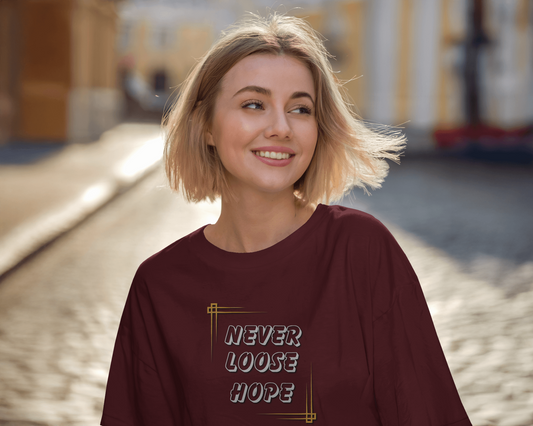 Oversized French Terry – Never Lose Hope Tee