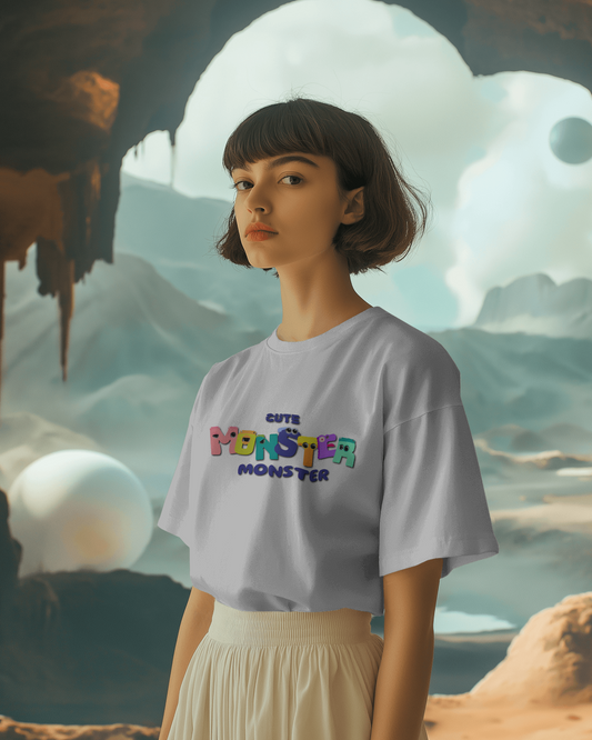Cute Monster Energy in Oversized Comfort – Playful Tee