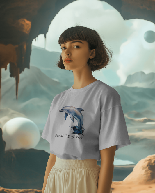 Glide into Comfort – Ultra-Smooth Dolphin Tee