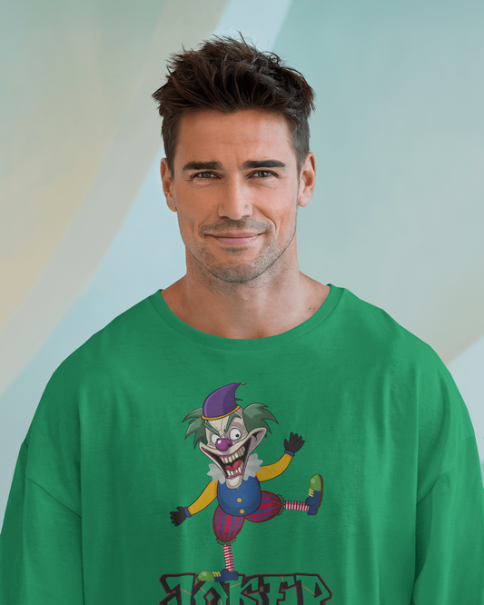 Unleash Your Inner Joker in Oversized Comfort – Joker Tee