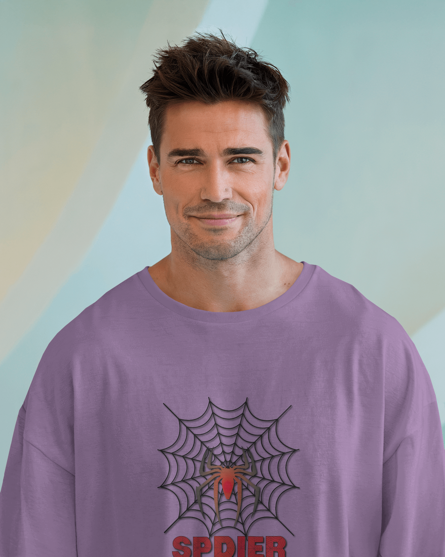 Spin Webs in Oversized Comfort – Bold Spider Tee