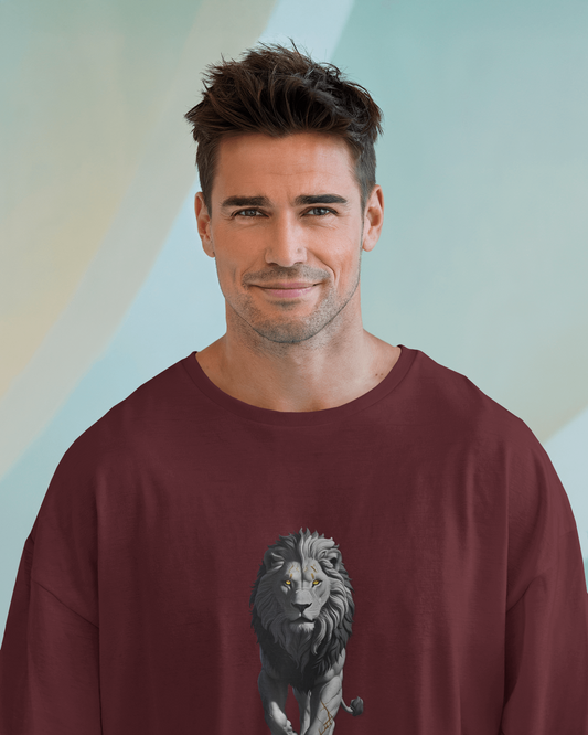Oversized French Terry – The King’s Roar Tee