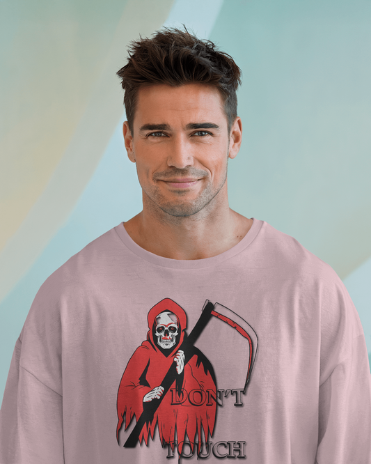 Fear the Reaper in Oversized Comfort – Shadow Cloak Tee