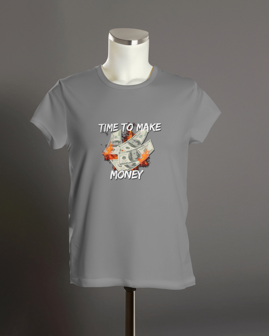 Hustle in Ultra-Smooth Comfort – Time to Make Money Tee