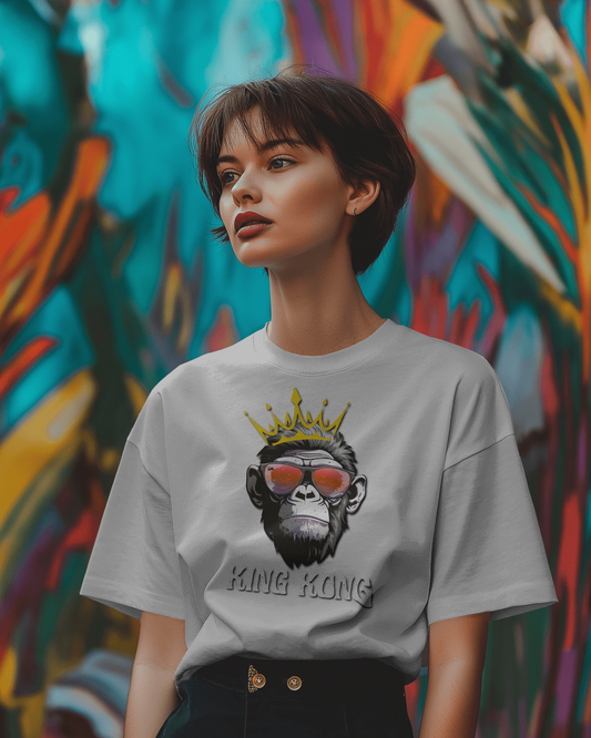 Hop Into Comfort OVERSIZED  – Energetic Bunny Tee