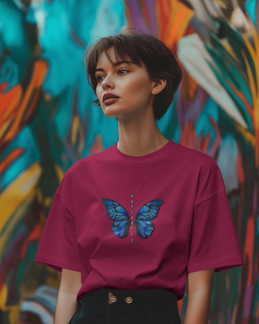 Grace in Motion – Ultra-Smooth Butterfly Tee