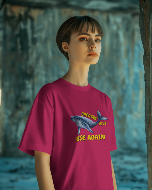 Dive into Ultimate Comfort – Ultra-Smooth Whale Tee