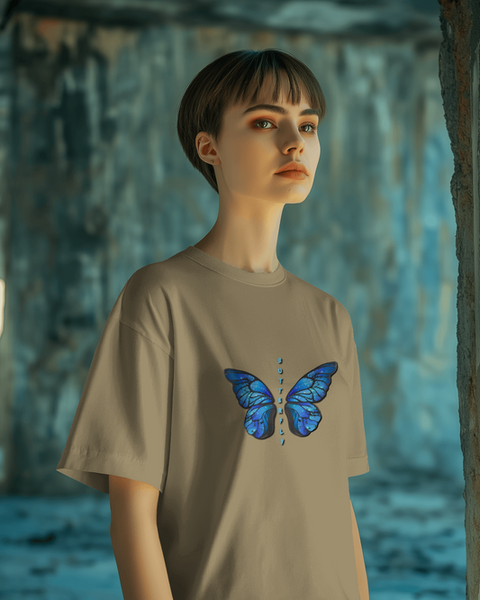 Grace in Motion – Ultra-Smooth Butterfly Tee